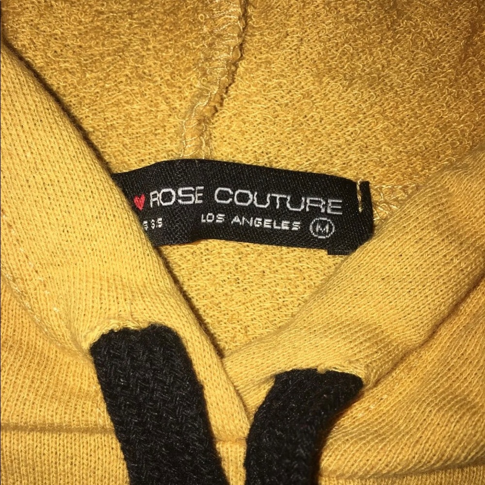 ❗️SOLD❗️Laura’s Boutique Tana Mustard Hoodie - Picture 4 of 6